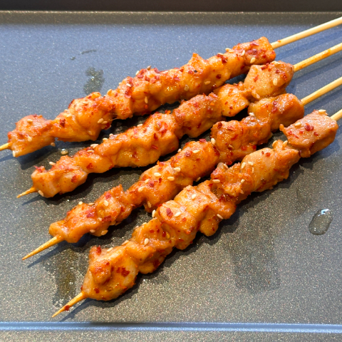 Signature Chicken Skewers x 3 | 招牌鸡肉串3串