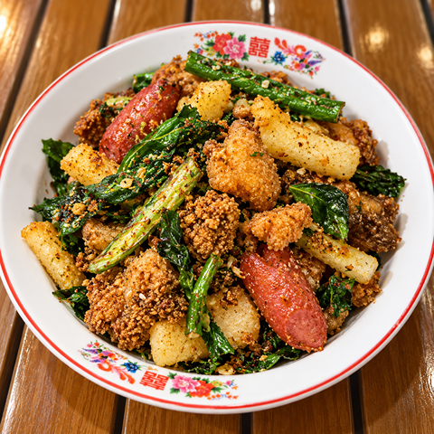 九层塔炸物拼盘 Deep-fried Basil Platter
